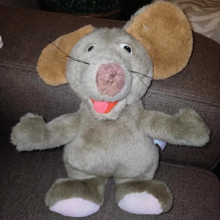 vintage ieniemienie knuffel, sesamstraat, 1990., Kinderen en Baby's, Speelgoed | Knuffels en Pluche, Zo goed als nieuw, Overige typen