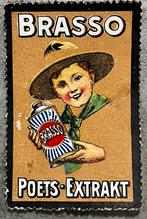 antieke sluitzegel Brasso poetsextrakt boyscout, Ophalen of Verzenden, Gebruikt