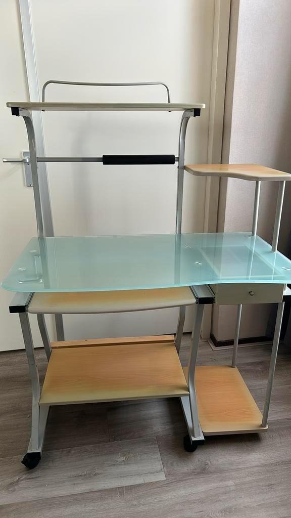 Computer meubel verrijdbaar, Huis en Inrichting, Kasten | Computermeubels, Gebruikt, 120 tot 170 cm, 70 tot 120 cm, 40 tot 80 cm