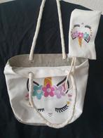 Leuke tas met telefoonhoesje - Eenhoorn design, Ophalen of Verzenden, Zo goed als nieuw, Wit, Handtas