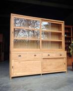 Grote teakhouten schoolkast | prachtige buffetkast #2419, Huis en Inrichting, Kasten | Buffetkasten, Niet ingevuld, Gebruikt, 200 cm of meer