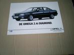 Opel Omega 24 i Diamond 2 pag., Opel, Zo goed als nieuw, Verzenden