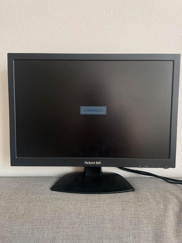 Packard Bell Viseo HD monitor beeldscherm (geen HDMI), Computers en Software, Monitoren, Gebruikt, 61 t/m 100 Hz, VGA, Gaming