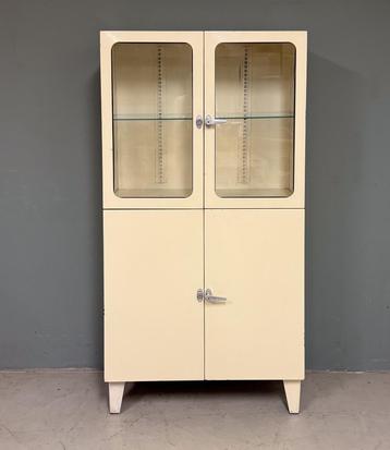 Vitrinekast, Medicijnkast, Kast, Vintage kast, Opberger beschikbaar voor biedingen