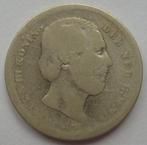 Zilveren kwartje - 25 cent 1890 zp. - Bodemvondst -, Verzenden, Zilver, 25 cent, Koning Willem I
