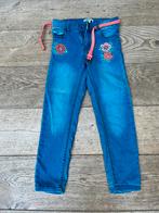 Nieuw superleuk Creeks spijkerbroek met bloemen riem 8 jaar, Broek, Creeks, Meisje, Nieuw