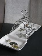 Vintage Toastrek met Schaal - Herfstblad / Eikenblad 26.5 cm, Verzenden