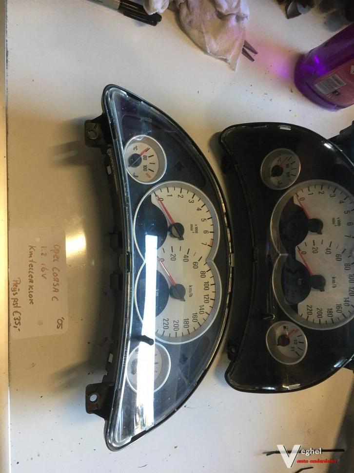 Opel Corsa C 2005 Km Tellerklok, Auto-onderdelen, Dashboard en Schakelaars, Gebruikt, Ophalen of Verzenden