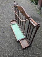 Antiek Schoenenrek/Kapstok met paraplubak, Huis en Inrichting, Woonaccessoires | Paraplubakken, Ophalen, Gebruikt, Hout