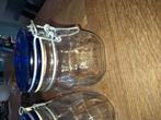 voorraad potten,verschillende maten., Ophalen of Verzenden, Zo goed als nieuw, Glas, Pot, Bus of Blik