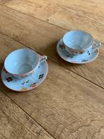 2 Chinese eierschaal porselein kopjes, Gebruikt, Ophalen of Verzenden, Overige stijlen, Kop(pen) en/of Schotel(s)