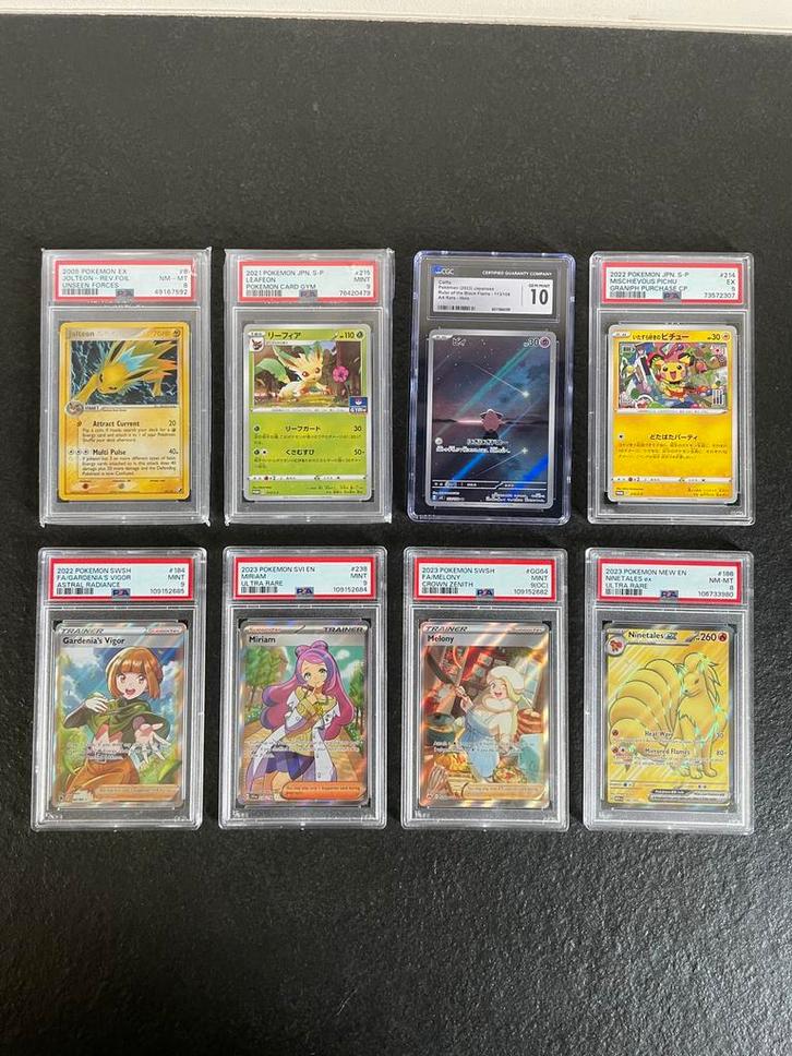 Graded Pokemon kaarten, Hobby en Vrije tijd, Verzamelkaartspellen | Pokémon, Nieuw, Meerdere kaarten, Ophalen of Verzenden
