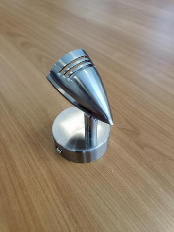 Geborsteld RVS look Wandspot / Plafondspot / Wandlamp (GU10) beschikbaar voor biedingen