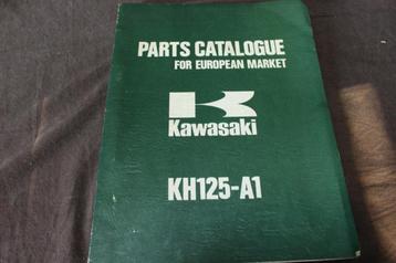 Kawasaki KH125 A1 1976 parts catalogue onderdelen boek KH125 beschikbaar voor biedingen