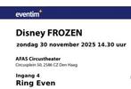 2 frozen musical tickets zondag 30 november, Tickets en Kaartjes, Twee personen, November
