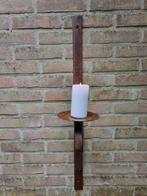 Brocante wand kaarsenstandaard, Antiek en Kunst, Ophalen
