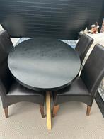 Eethoek met 6 stoelen, Huis en Inrichting, Ophalen of Verzenden, Zo goed als nieuw, 4 tot 6 stoelen