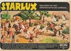 Retro reclame 1970 Starlux geschilderde figuurtjes ridders, Verzenden, Overige typen