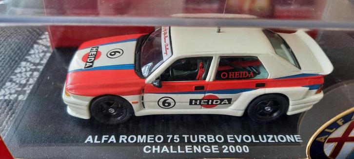 M4 Alfa Romeo 75 Turbo Evoluzione #6 Challenge 2000 1:43, Hobby en Vrije tijd, Modelauto's | 1:43, Zo goed als nieuw, Auto, Overige merken