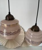Vintage hanglampen | pastelroze lampjes | retro lampenkap, Huis en Inrichting, Lampen | Lampenkappen, Ophalen of Verzenden