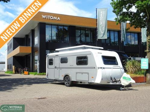 Eriba Feeling 470 2026 nieuwe indeling !, Caravans en Kamperen, Caravans, tot en met 4, 1000 - 1250 kg, Standaardzit, Eriba, 2 aparte bedden