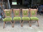 4 antieke stoelen van eikenhout, Antiek en Kunst, Antiek | Meubels | Stoelen en Banken, Ophalen