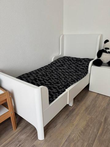 BUSUNGE Meegroeibed, wit, 80x200 cm. Zonder matras beschikbaar voor biedingen