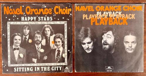 2x Nederbeat: Navel Orange Choir - Play Back / Happy Stars, Cd's en Dvd's, Vinyl Singles, Gebruikt, Single, Pop, 7 inch, Ophalen of Verzenden