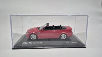 BMW M3 cabrio  (E46) van Minichamps (1:43) beschikbaar voor biedingen