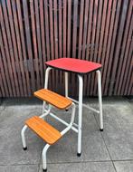 Brabantia Opklapbaar Trapkrukje Huishoudtrapje 50s Vintage, Gebruikt, Ophalen of Verzenden, X, X