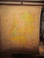 Grote Wandkaart Nederland, Antiek en Kunst, Antiek | Schoolplaten, Ophalen, Aardrijkskunde