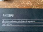 philips condensor electret microphone, Ophalen, Gebruikt