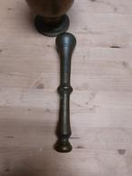Grote bronzen vijzel., Antiek en Kunst, Antiek | Koper en Brons, Ophalen of Verzenden, Brons
