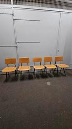 5 Marko schoolstoelen vintage, Ophalen of Verzenden, Gebruikt, Bruin, Eén