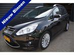 Ford Grand C-Max 1.6 EcoBoost Titanium 7pers Trekhaak Clima, Voorwielaandrijving, Gebruikt, Zwart, 4 cilinders