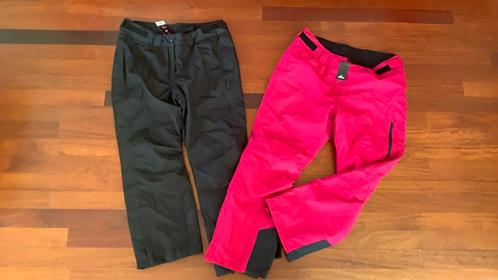 Twee skibroeken maat 46 zwart en fuchsia NIEUW, Kleding | Dames, Wintersportkleding, Nieuw, Broek, Maat 46/48 (XL) of groter, Verzenden