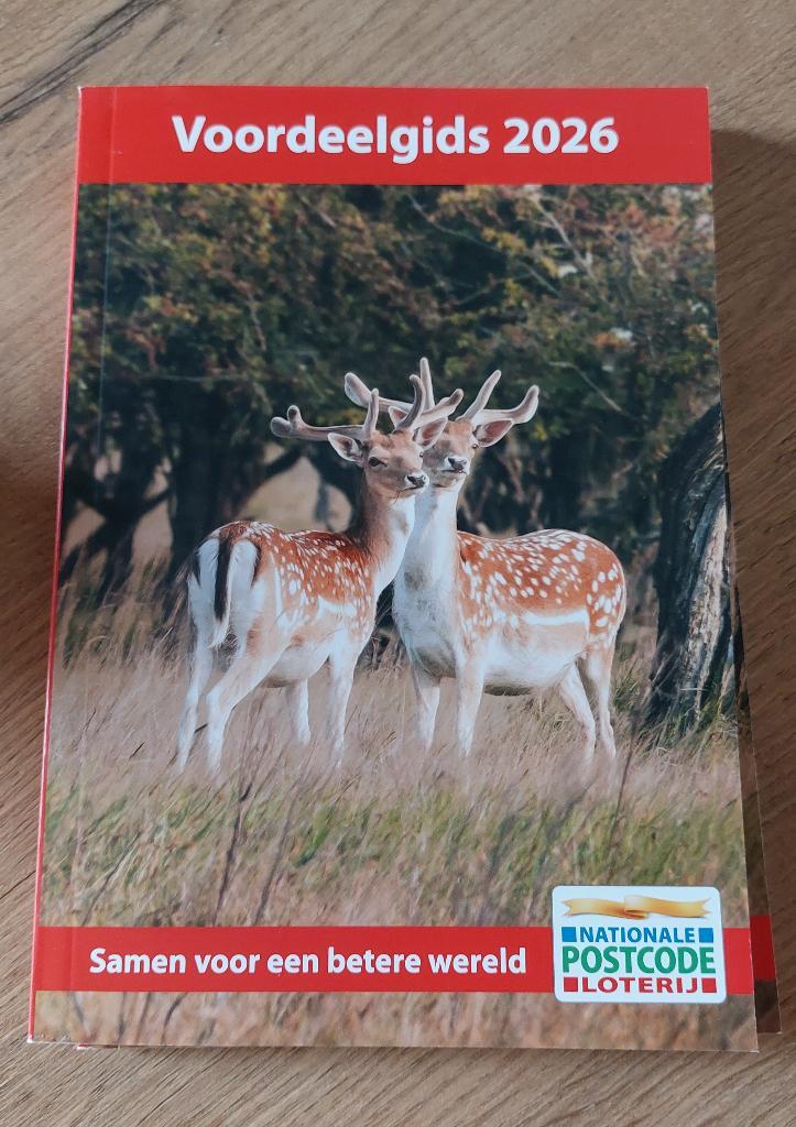 Postcodeloterij Voordeelagenda te koop, Tickets en Kaartjes, Kortingen en Cadeaubonnen, Drie personen of meer, Overige typen, Kortingsbon