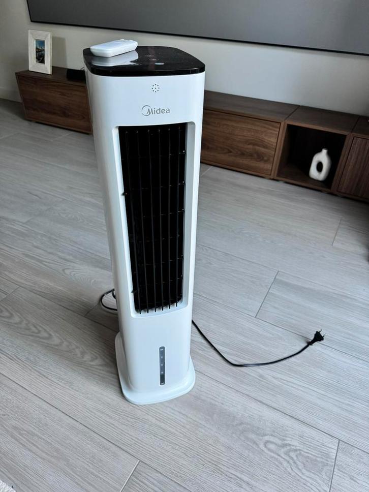 Midea - 4-in-1 Torenventilator/Aircooler - 5L cooling fan, Witgoed en Apparatuur, Ventilatoren, Zo goed als nieuw, Torenventilator