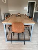 Tafel, stoelen, stoel, Huis en Inrichting, Ophalen, 200 cm of meer, 50 tot 100 cm, Zo goed als nieuw