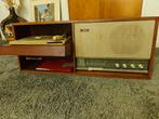 Vintage Philips F4X21A radio met platenspeler, Ophalen of Verzenden, Gebruikt