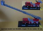 brandweer model, speciaal SCANIA ladderwagen, Nieuw, Scania brandweer, Bus of Vrachtwagen, Ophalen