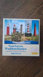 Puzzel Vuurtorens Waddeneilanden - 1000 stukjes, Ophalen of Verzenden, Zo goed als nieuw