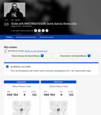 2 DRAKE Platinum tickets tegen kostprijs, Twee personen, Juli