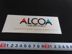 sticker ALCOA  voorsprong door kwaliteit, Ophalen, Zo goed als nieuw