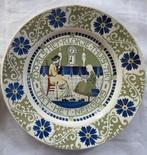 Holland Handelsmerk "Zoo als het klokje thuis tikt nergens", Antiek en Kunst, Antiek | Wandborden en Tegels, Ophalen of Verzenden