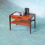 Vintage Deens design tafel Salin Møbler 60s sidetable, Ophalen of Verzenden, Gebruikt, Overige vormen, Hout