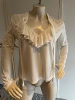 Roberta biagi blouse maat xs, Maat 34 (XS) of kleiner, Ophalen of Verzenden, Wit, Zo goed als nieuw