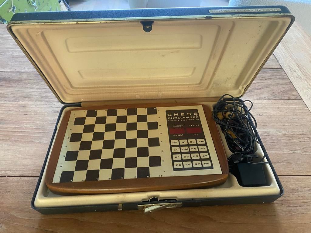 Chess Challenger, 1980 vintage, werkend, compleet, Een of twee spelers, Ophalen of Verzenden, Gebruikt