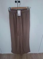 H&M broek taupe drawstring twill maat xs 34 Nieuw, H&M, Bruin, Nieuw, Ophalen of Verzenden