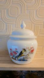Avon vintage wit melkglas gember pot jaren 70, Ophalen of Verzenden, Zo goed als nieuw, Overige materialen, Overige typen